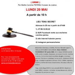 VENTE AUX ENCHERES LUNDI 20 MAI 2019 A PARTIR DE 10 H 