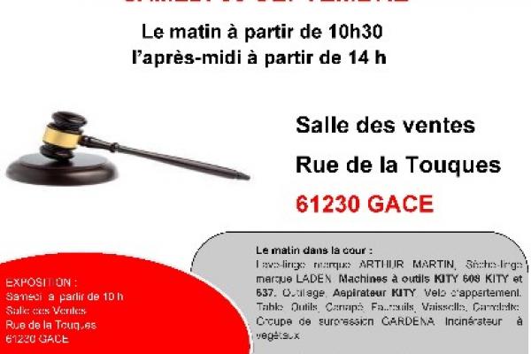 AFFICHE VENTE DU 30 SEPTEMBRE 2017